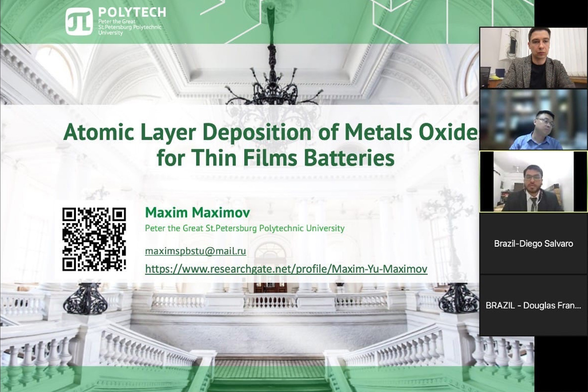 机械工程、材料和运输研究所马克西姆·马克西莫夫副教授谈分子分层在薄膜锂电流源中的应用