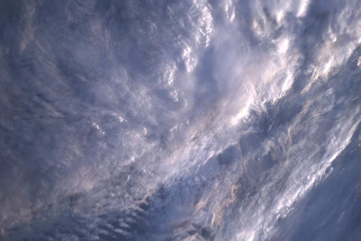 美国上空的云彩