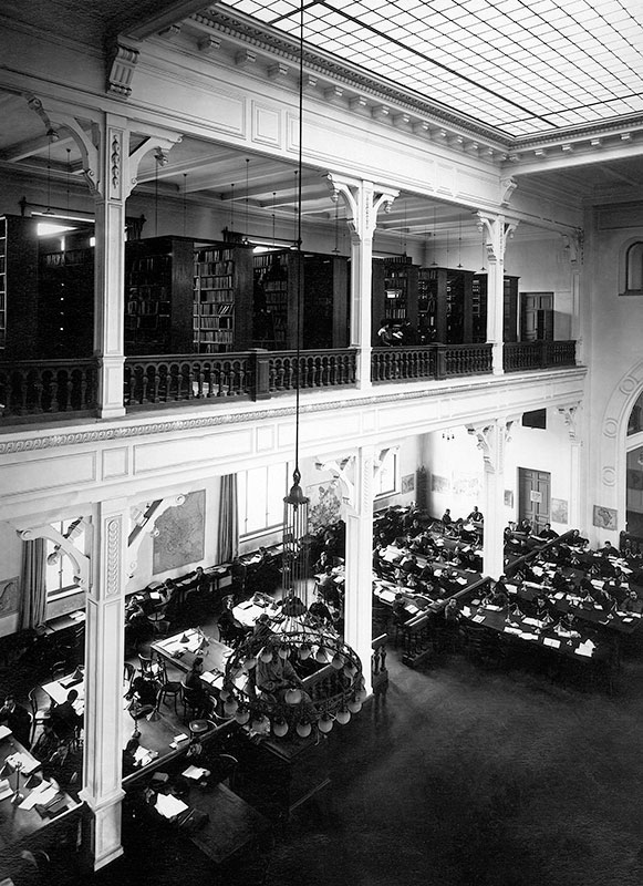 图书馆内部（约1900-1910年） 