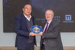 华南理工大学代表团与圣理工大学洽谈战略合作